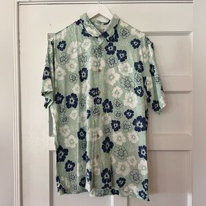 NEW Quiksilver Waterman Short Sleeve Button Down Shirt